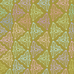 Seamless abstract indian pattern