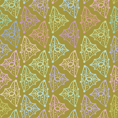 Seamless abstract indian pattern