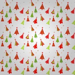 pattern Christmas trees
