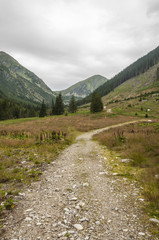 Route through the valley