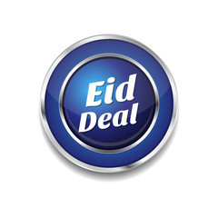 Eid Deal Blue Vector Icon Button