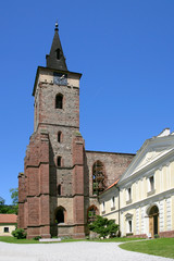 Fototapeta na wymiar Benedictine abbey Sazava cloister, Czech republic
