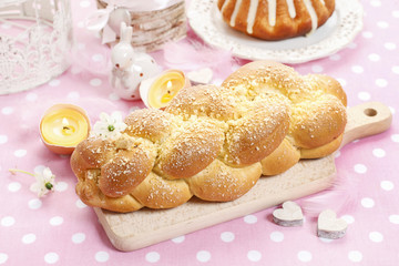 Loaf of sweet bread