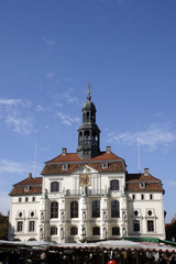 Fototapeta na wymiar Rathaus der Hansestadt Lüneburg, Deutschland