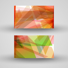 Vector business-card  set for your design