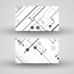 Vector business-card  set for your design