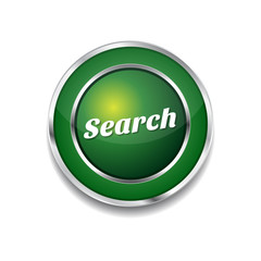 Search Green Vector Icon Button