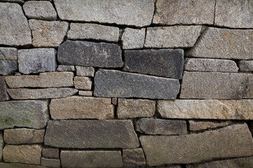 Wall made of stones