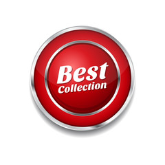 Best Collection Red Vector Icon Button