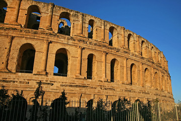 Naklejka premium Amphitheater von El Djem, Tunesien