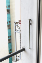 Long hook for fixing shutters