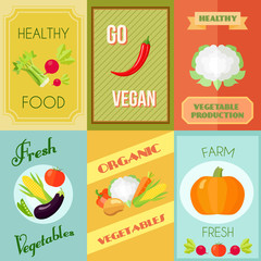 Healthy Food Mini Poster Set