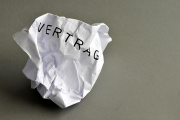 Vertrag, Vertragsbruch, Kündigung, Widerruf, Rücktritt