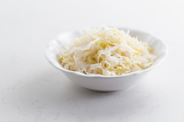 Sauerkraut in bowl