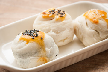 Chinese Pastry or Moon cake, dessert for Chinese new year.