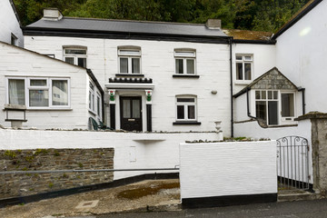 old  houses at Polperro, Cornwall