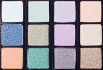 background from makeup set