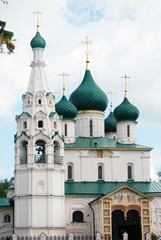 Fototapeta na wymiar Church of Elijah the Prophet in Yaroslavl (Russia).