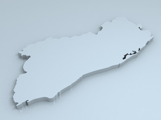 elsalvador 3D map