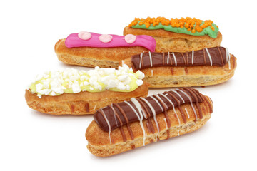 Eclairs au chocolat et autres parfums