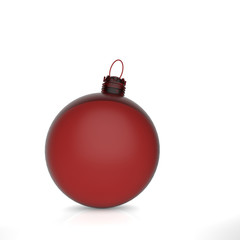 Empty Christmas ornament