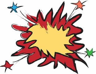 Comic Speech Bubble, Cartoon