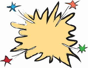 Comic Speech Bubble, Cartoon