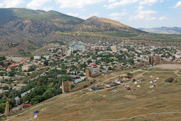 Fototapeta na wymiar Sudak city, republic Crimea