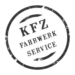 sk322 - KFZ-Stempel - Kfz Fahrwerkservice kfz83 g2810