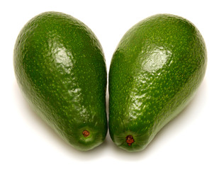 Two avocados