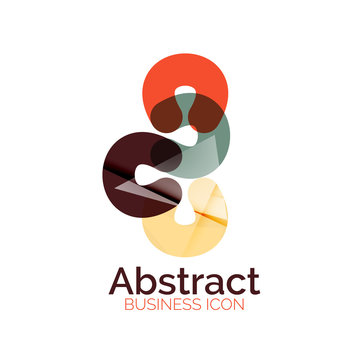 Abstract symmetric business icon