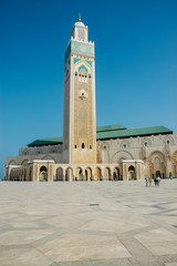 Fototapeta premium Mosque Hassan II in Casablanca, Morocco