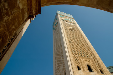 Fototapeta premium Mosque Hassan II in Casablanca, Morocco