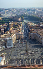 piazza San Pietro a Roma (Petersplatz Rom, St. Peter's Square)