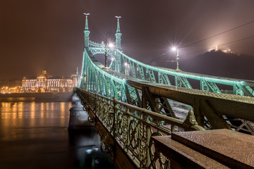 Obraz premium Liberty Bridge - Budapest, Hungary