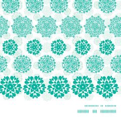 Vector abstract green decorative circles stars striped