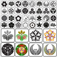 Japanese crests set 10