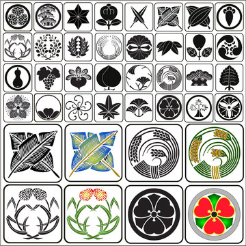 Japanese crests set 3