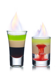Burning shots