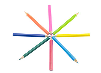 pencil color star