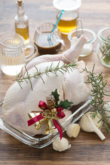 丸鶏　鶏肉　クリスマス