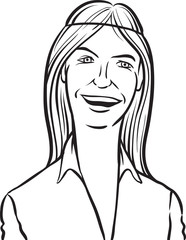 whiteboard drawing - cartoon hippie