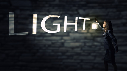 Obraz premium Lost woman