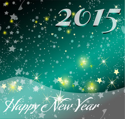 Fototapeta na wymiar Happy new year 2015 background