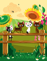 Kittys at summer