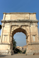 Fototapeta na wymiar Arco di Tito Foro Romano (Titusbogen, arch of Titus)