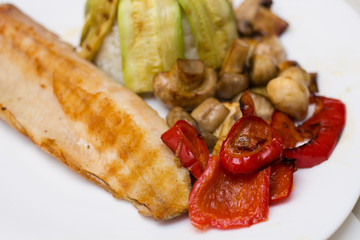 Trout Fish Grilled