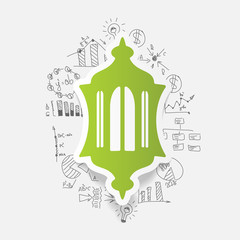 Drawing business formulas: lantern