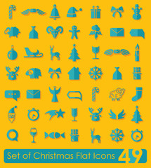 Set of Christmas icons