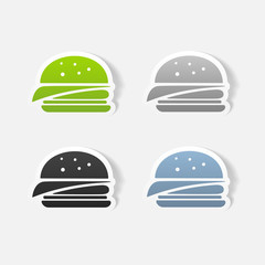 realistic design element: sandwich